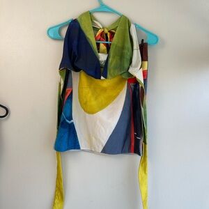 Farai London Multicolor Halter Dress